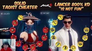 MIR4 - SOLID CHEATER / LANCER 800% KD "IS NOT FUN"