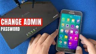 D-Link | Change Wi-Fi Admin Password Using Mobile