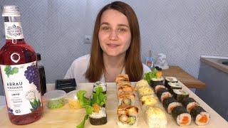 МУКБАНГ | РОЛЛЫ | КУДА ПРОПАЛА? | MUKBANG