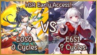 E0S0 Yunli 0 Cycles MoC12 | Yunli vs Clara True Comparison | Yunli & 4 Star only | HSR Early Access!