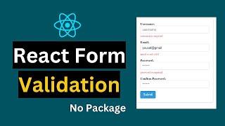 Form Validation in React JS (React Form Validation)