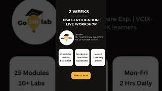 Crack VMware VCTA-NV 2024 Certification: Become a VMware NSX Expert in 2 Weeks with GoVMlab