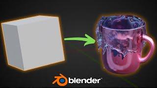 Create a Fluid Simulation in Blender in 1 Minute!