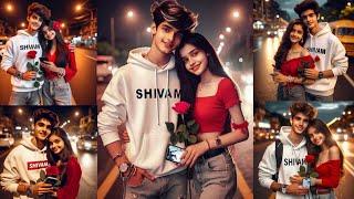 Viral Couple Night Ai Photo Editing । How To Make Bing Image Creator । Bing Image Creator