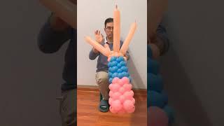 amazing boy & girl crush balloon at home, crush water balloon, boy & girl crush water balloon #short