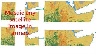 How to mosaic satellite image in arc map. Mosaicking in ArcMap