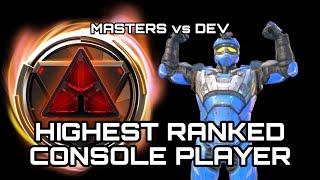 HIGHEST RANKED SPLITGATE CONSOLE PLAYER (Masters player vs DEV) (Placement review)