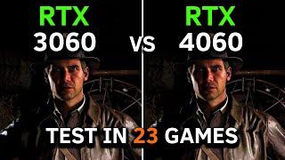 RTX 3060 12GB vs RTX 4060 | RYZEN 5 5500 | Test in 23 Games at 1080p | 2025