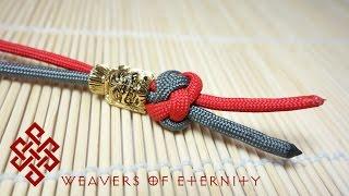 How to Tie a Paracord Lanyard Knot / Two Strand Diamond Knot Tutorial - EASY METHOD