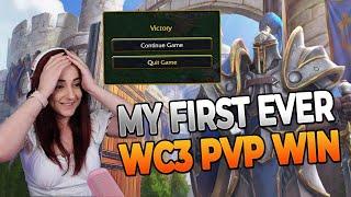 MY FIRST PvP WIN | Warcraft III: Reforged