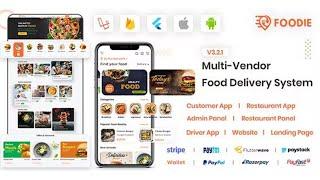 Foodie | UberEats Clone | Food Delivery App | Multiple Restaurant Food Delivery Flutter App