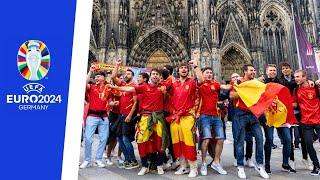 EURO 2024 | La afición española invade el centro de Colonia