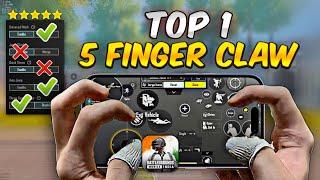 How To Get The Best 5 Finger Claw Control Setting  | BGMI & PUBG MOBILE