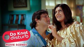 Do Knot Disturb Movie Scenes | 2 ghanta ho gaya koi harkat nahi ho rahi hai | Govinda | Sushmita Sen