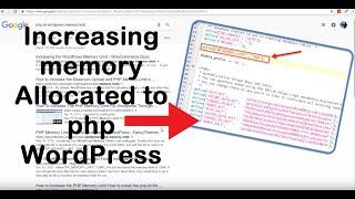 Increasing memory allocated to php wordpress