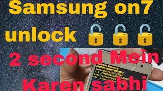 Samsung ON7 hard reset pattern password  unlock   Vijay Mobile Care