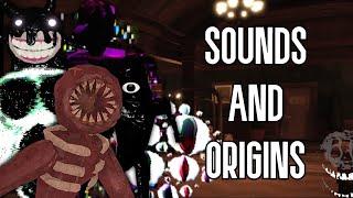 All Entity SOUNDS and Their ORIGINS (Roblox Doors ️)