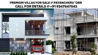 villas for sale near Patancheru. 10mins drive from kolluru/financial.. district details @ 9347647542