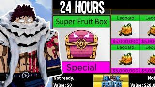 Trading SUPER FRUIT BOXES for 24 Hours in Blox Fruits