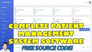 Complete Patient Management System Software in PHP MySQL | Free Source Code Download