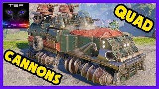 Crossout #551 ► SIEGE BRINGER - 4x Fatman Cannons + Echo - Fusion Build