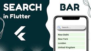 Flutter Search Bar