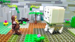 Lego CHEWBACCA vs GHAST - Adventure in the world of Minecraft