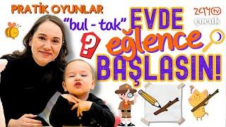 Doğadan Topla , Evde Oyna “Bul-Tak” | Pratik Oyunlar