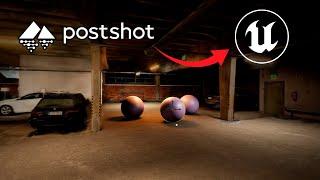 Experience combining a 3D Gaussian Splatting model from Postshot to Unreal Engine.