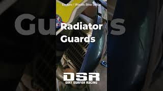 DSR Dirt Surfer Racing - Woods bike Setup - Radiator Guards