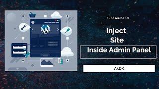 Inject Site Inside Admin Panel