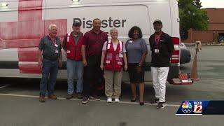 Local Red Cross volunteers are helping those impacted by Tropical Storm Debby