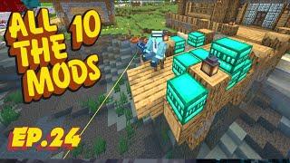 Aquaculture Fishing Mod and Neptune's Bounty in All the Mods 10 Ep.24 Minecraft ModPack