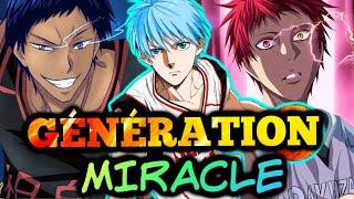 [TOP 5] DES MEILLEURS JOUEURS de la GÉNÉRATION MIRACLE ! (KUROKO NO BASKET)