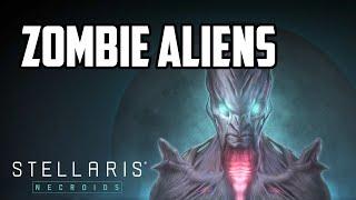 Abducting Alien Species and reanimating them as zombies in Stellaris Necroids (4x GSG) Ep.1