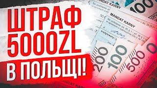 Зміни в Польщі для водіїв! Нові штрафи  діють з 17 вересня!