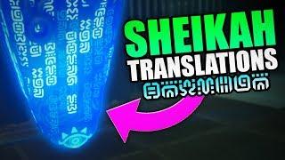 EVERY Sheikah Translation in Breath of the Wild