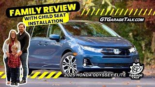 2025 Honda Odyssey Elite // Family Review with Child Seat Installation