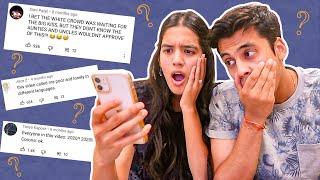 Reacting To Our Bollywood Proposal Comments!!! | Shivani Bafna, Shyam Shah