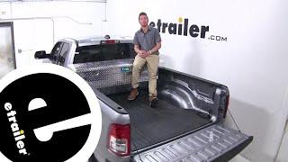 etrailer | Installing the UWS Truck Bed Toolbox on your 2019 Ram 1500