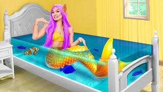 Mermaid Barbie Makeover SHOCKS Ken! Doll to Mermaid Transformation