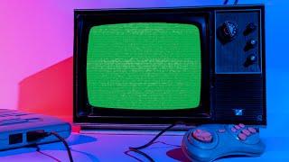 Old Retro TV Green Screen | 4K | Vintage | Global Kreators