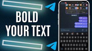 How To Text Bold In Telegram  iOS & Android