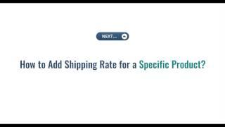 How to Add Product Specific Shipping Rates in Magento 2? Flat Rate Shipping Per Product Module