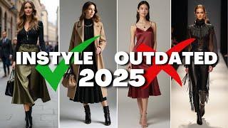 2025 STYLE ALERT️: Fashion Trends to Retire This Year | What to Wear Instead!