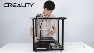 Creality Ender-5 3d printer Official Unbox Assemble and Print (How to)