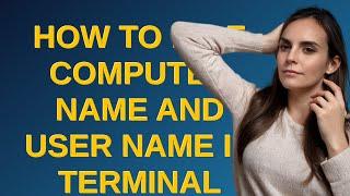 Apple: How to hide computer name and user name in terminal command prompt