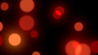 Particles Overlay 4k Bokeh Effect In Red Orange