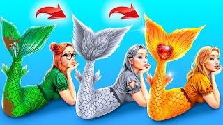 How to Become a Real-Life Mermaid? Crazy Makeover!