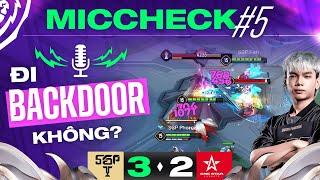 ĐI BACKDOOR KHÔNG? | MIC CHECK #5: 1S - SGP | ĐTDV MÙA XUÂN 2024